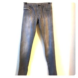 Rockstar Sushi gray denim jean leggings